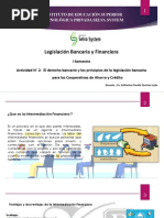 Actividad 2 - La Intermediación Financiera