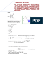 Ejercicios de Aplicación - Mec de Fluidos