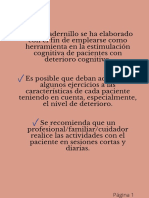 B - Cuadernillo de Estimulación Cognitiva para Adultos.