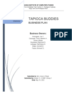 Tapioca Buddies: Business Plan