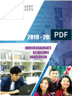 Undergraduate Academic Handbook 2019 2020 FINAL FINAL