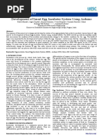 Development of Smart Egg Incubator System Using Arduino: Research Articlevolume 8 Issue No.3