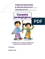 5° Grado - Carpeta Pedagógica