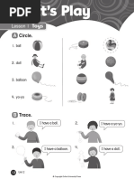 Let's Play: Lesson 1 Toys