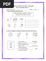 TEST RECUPERACION 1°ingles