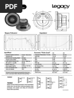 LG-638-2 MK: Legacy - 6 Inch - Subwoofer