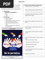 Ficha Del Afiche para Primero A-B-C