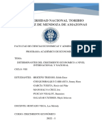 Determinates Del Crecimiento Económico A Nivel Nacional e Internacional. Informe.