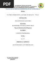 Las Ópticas Empresariales y Su Campo de Aplicación