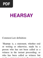 Hearsay Notes