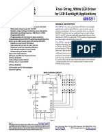 Four-String, White LED Driver For LCD Backlight Applications