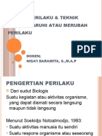 2 Konsep Perilaku & Teknik Mempengaruhi Atau Merubah Perilaku