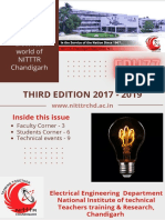 THIRD EDITION 2017 - 2019: Electrical World of Nitttr Chandigarh