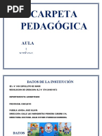 Carpeta Pedagógica 3 Años Niños Creativos