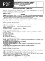 G. Examen Química Selectividad Madrid Junio 2019 Con Solución