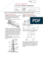 Prueba de Desarrollo II Mecanica de Materiales II 2