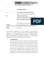 Informe Administrativo