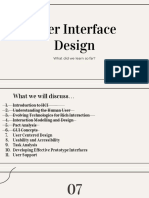 #9 - User Centered Design