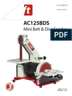 Axminster AC125BDS Sander