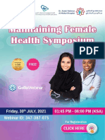 Maintaining Female Health Final Invitation