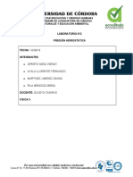 Fisica II Presion Hidrostatica