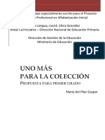 4-Uno Más para La Colección, Propuesta 1er Grado