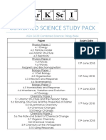 Combined Science Study Pack 1