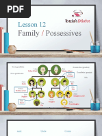 Lesson 12: Family Possessives