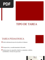 Tipos de Tarea