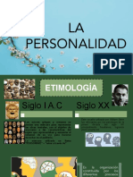 Final Semana 12 - La Personalidad y Alteraciones de La Personalidad