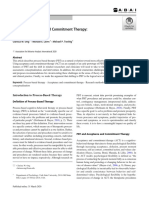 Beyond Acceptance and Commitment Therapy, Process-Based Therapy - Ong, Levin & Twohig (Paper)