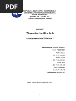 UNIDAD IV Normativa Jurídica de La Administración Pública