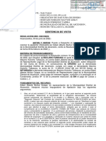 Sentencia de Vista - Caso Maximo Huincho