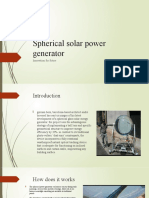 Spherical Solar Power Generator: Innovation For Future