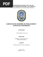 Ejercicios de Dinánima de Poblaciones y Curvas de Crecimiento-Silva Granados Jayro