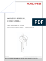 02 Owners Manual For Manual Chain Hoist