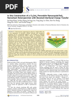 In Situ Construction of A Cs2SnI6 Perovskite Nanocrystal SnS2 Nanosheet