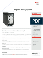 XL2410 Series Emergency Battery Systems: Sealed Lead Acid Batteries