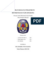 Ujian Praktik Biologi BIOTEKNOLOGI TAPE SINGKONG