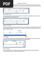 Problemas de Palancas-5°