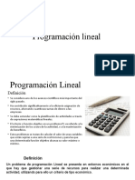 01 Programacion Lineal