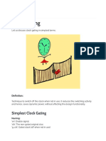 Clock Gating - Semicon Shorts