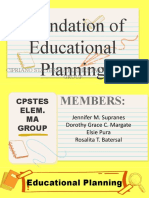 Foundation of Educational Planning-Cpstes Group