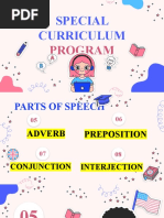 Special Curriculum Program D2 Discussion