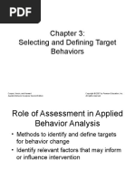 Selecting and Defining Target Behaviors: Cooper, Heron, and Heward All Rights Reserved