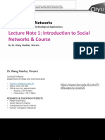 W1 Introduction To SNA