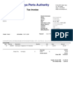 Kenya Ports Authority: Tax Invoice