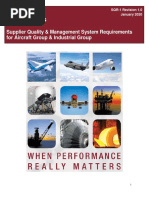 Supplier Quality & Management System Requirements For Aircraft Group & Industrial Group