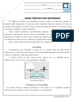 Atividade de Ciencias Propriedades Fisicas Dos Materiais 5 Ano Respostas