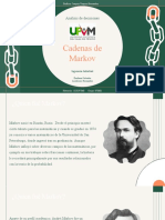 Cadenas de Markov Presentación - Introddución